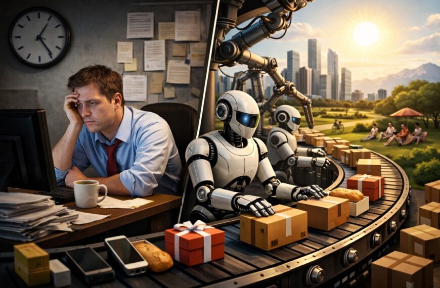 De robot neemt je werk over. En dat is goed nieuws.